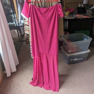 💛Curvy Sense off shoulder maxi dress 3x